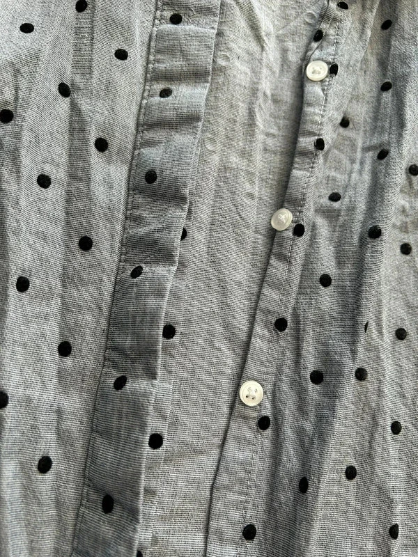 Camisa de mujer Cache Cache gris y negro talla XXS-XS – photo 4